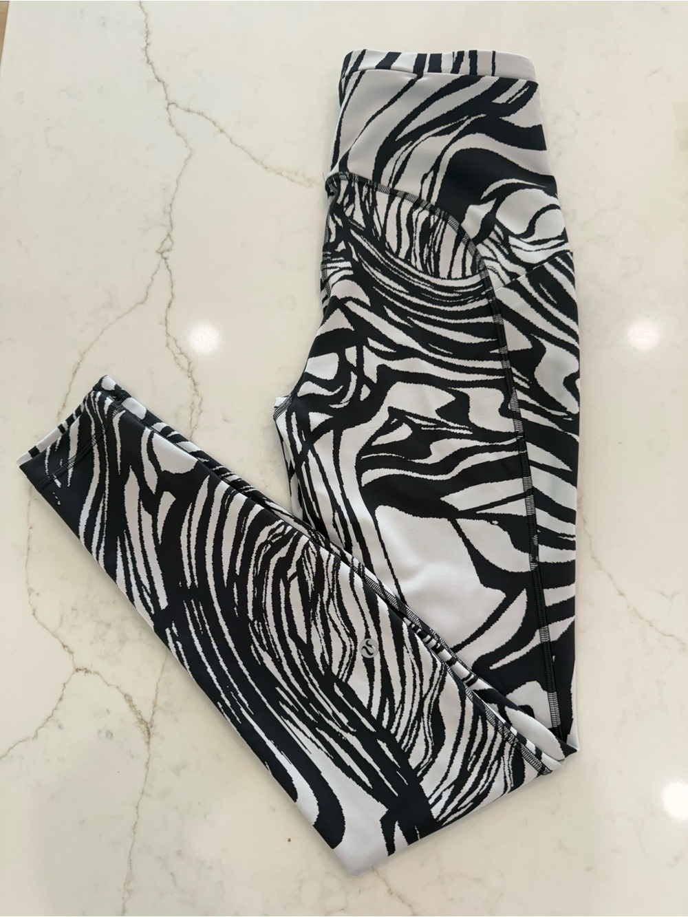 Lululemon Swift Speed HR Tight 28" Spin Off Jacquard Vapor Graphite Grey Size 6